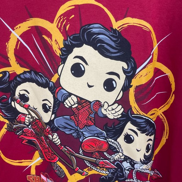 Pop Marvel Shang Chi Tee 3XL Red Basic - Picture 3 of 10